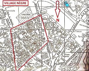 02- plan du Village negre